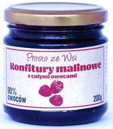 Organic raspberry jam 200 g - direct from the village